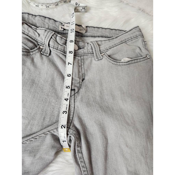 Levis Womens Demi Curve Slim Skinny Jeans Gray Stretch Light Wash Womens 11 / 30 - Picture 4 of 7